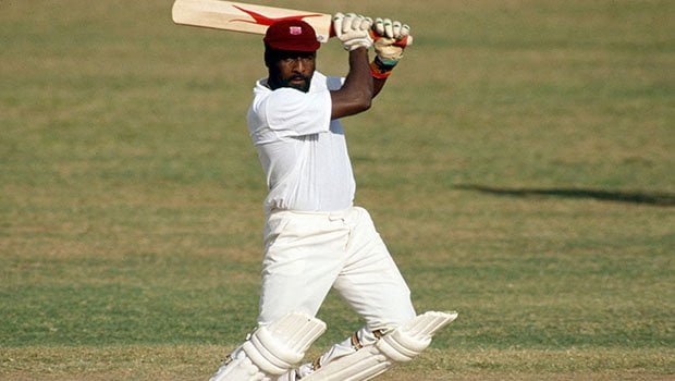 Viv Richards hitting a ball