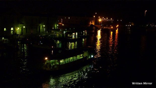 another image of river in venice written mirror